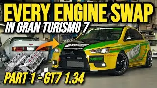 EVERY Engine Swap Which You Can Fit in Gran Turismo 7 | Part 1 | GT7 1.34 Update | Engine Swaps