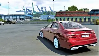 Humburg to kiel - Mercedes E63 577 bg - ETS2 // Logitech G29 Gameplay