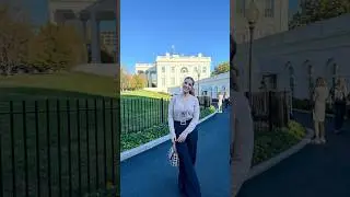 Laura goes to the White House! Little immigrant me would never believe this❤️ @WhiteHouse
