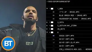 Drake just dumped over 100 GBs of unreleased content — and we can't get over it
