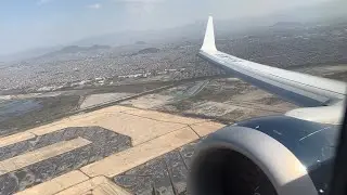 Aeromexico Boeing 737-9MAX Departure from Beautiful Mexico City