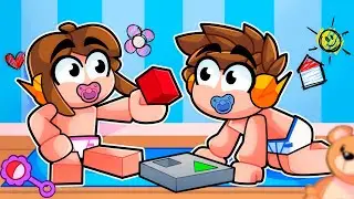 Vivendo como um bebê no Roblox!