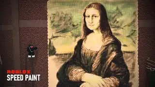 Creating a MONA LISA Study in Roblox! | Roblox Spray Paint