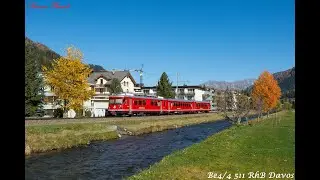 Treni delle Rhb tra Klosters, Davos e FIlisur: elettromotrici Be4/4 - 26 e 27 Ottobre 2019 - Parte 2