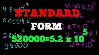 Standard form | scientific notation