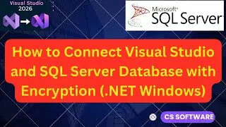How to Connect SQL Server Database With Encryption Windows Forms Apps c#