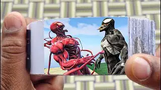 Venom vs Carnage FlipBook | Venom 2 Let There Be Carnage Flip Book | Flip Book Artist 2021