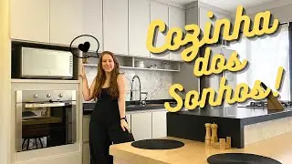 MINHA COZINHA FICOU PRONTA | TOUR pela COZINHA E MÓVEIS PLANEJADOS