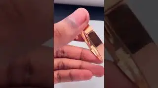 Snake cubic Zirconia Rose Gold Stainless Steel Openable Kada Cuff Bangle For Women