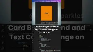 Card Color Change Animation | HTML CSS