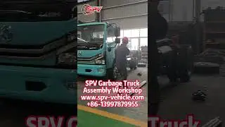 SPV Garbage Truck Assembly Workshop #shorts #garbagetruck #trashtruck