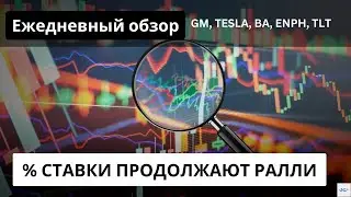 GM, ENPH, TESLA, BA, TLT. Ставка 4.21%. Макро и сентимент.