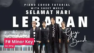 Selamat Hari Lebaran - Gigi Band | EASY Piano Tutorial with Sheet Music