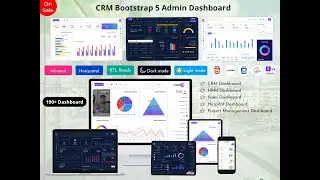 Bootstrap 5 Admin Template with Responsive Dashboard UI Kit- CRMi