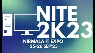 NITE 2k23 | Nirmala IT Expo | Inauguration | 25 Sept. 2023
