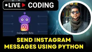 Send Instagram Messages using Python | Instagram automation | Instagram Bot | Instagram bot python