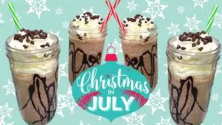 FROZEN HOT CHOCOLATE RECIPE!!  CHRISTMAS IN JULY!!