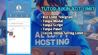 Cara Bikin Bot Limit Telegram || Tanpa Script || Tanpa Panel