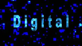 Digital Text Animation - AfterEffects