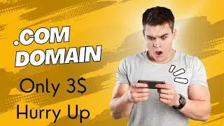 Get Your .com Domain for Only $3! Limited Time Offer! .com Domain SALE!