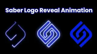 Saber Logo Reveal Animation in After Efffects 2024