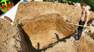 СОСЕДИ ПОДУМАЛИ ЧТО ПРОИЗОШЕЛ ВЗРЫВ   ( бункер своими руками  ЧАСТЬ 1)