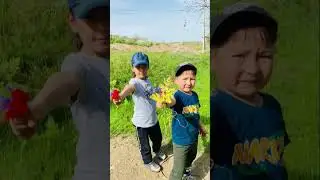 қозы,лақ,бұзау, ит ауылда-ол да қызық балаға!😀