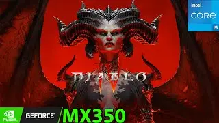 Diablo IV \ Nvidia MX350 + i5-10210U + 16GB RAM \ Gameplay Performance Testing.
