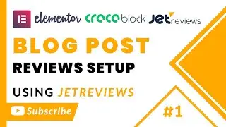JetReviews For Elementor - [Post Page Review Setup] in Urdu Tutorial #1