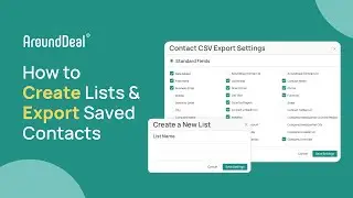 How to Create Prospect Lists and Exporting Saved Contacts in Minutes