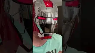 Iron Man helmet smashes my big nose
