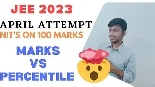 Marks vs percentile jee mains 2023