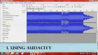 How to extract audio from video files