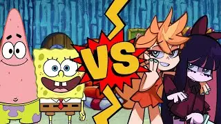 M.U.G.E.N Battles | SpongeBob SquarePants/Patrick Star vs Panty Anarchy/Stocking Anarchy