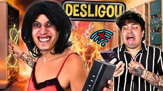MINHA MÃE DESLIGOU A INTERNET