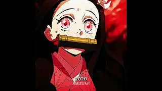 Kamado Nezuko throughout the years|Cheri cheri lady🌸|#nezuko #kny #shorts