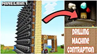 Drill Machine: A 200 Block Minecart Contraption | Create Mod