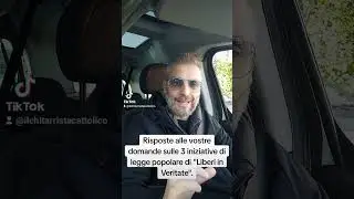 Rispondo alle vostre domande sulle 3 iniziative di legge popolare del Comitato Liberi in Veritate
