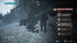Horizon Zero Dawn - Corrupted Thunderjaw Fight NG+ Ultra Hard