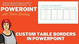 Custom Table Borders in PowerPoint - Step by Step