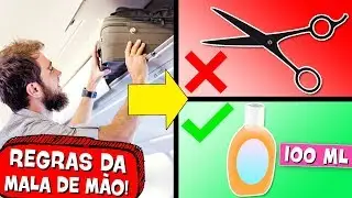 MALA DE MÃO: O que PODE e o que NÃO PODE? 🎒 ❓  (Novas regras da ANAC)