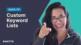 Custom Keyword Lists