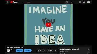 About This Channel | Playlist Overview 2 | About Language (elements)