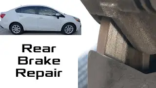 Replace Rear Brake Pads and Rotors - 2013 Kia Rio