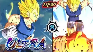 NEW ULTRA Majin Vegeta Full Animations (Ultimate,Blue,AoE,Death Attack)Concept-Dragon Ball Legends