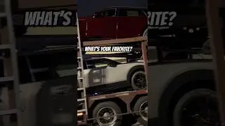 Night Drop of New Mazdas
