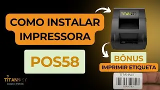 How to install and configure the POS58 TT 58mm printer - Bonus: printing labels