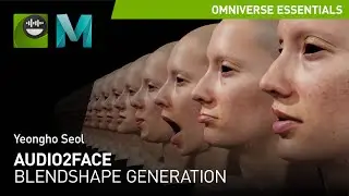 BlendShape Generation in Omniverse Audio2Face