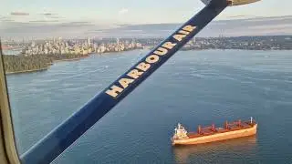 Landing in Vancouver with Harbour Air - British Columbia, Canada