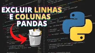 Como excluir uma linha ou/E coluna de uma Tabela no Python ?